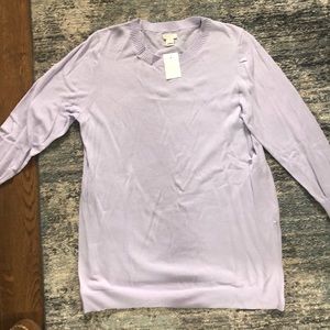 J.Crew tunic cotton sweater